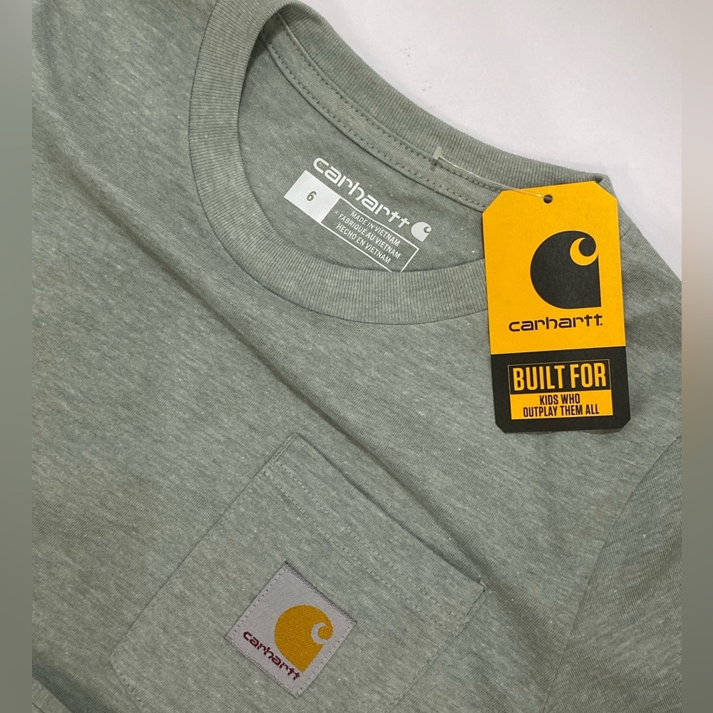 πNEW β¨ CARHART KIDS SHIRT SIZE 6 - Picture 5 of 8